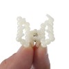 Unique Bargains Women Fashion Pearl Mini Hair Clip Pearl Oval Hairdo Clips 6 Pcs - 4 of 4