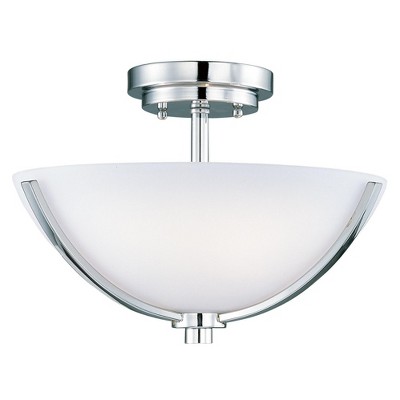 Maxim Lighting Rocco 3 - Light Semi-Flush Mount in  Polished Chrome