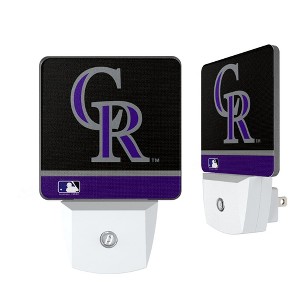 MLB National League Teams Stripe Night Light 2-Pack - 1 of 4