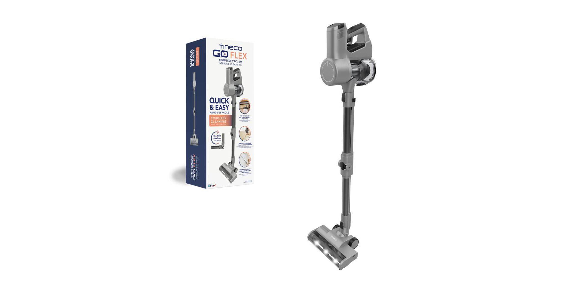 Tineco GO Flex Cordless Lightweight Stick Vacuum: HEPA Filter, Multi-Surface, Bagless, 2 Speeds, Lithium Ion Battery