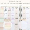 Blu Monaco Teacher Planner 2025-2026 Academic Year -  8.5” x 11” Weekly & Monthly Planner Book, Spiral Bound, 215 Stickers, Bookmark, July 25-26 - 2 of 4