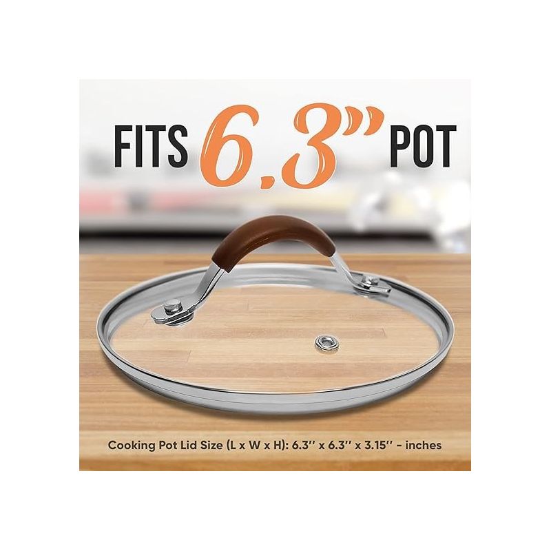 NutriChef Cooking Pot Lid, 4 of 6