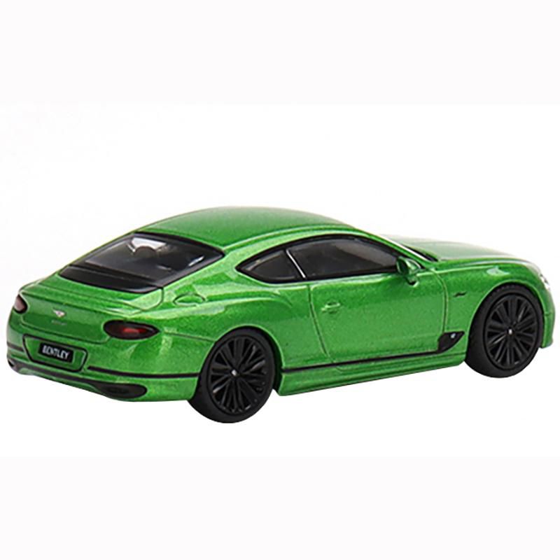 2022 Bentley Continental GT Speed Apple Green Metallic Limited Ed to 1200 pcs 1/64 Diecast Model Car by True Scale Miniatures, 3 of 5