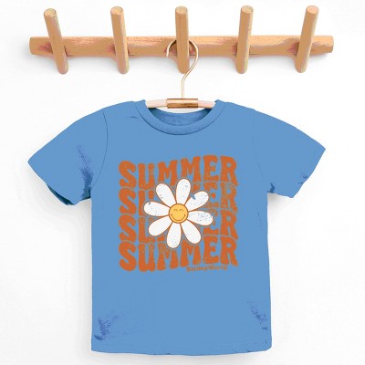 The Juniper Shop SmileyWorld Summer Wave Stacked Youth Short Sleeve Tee