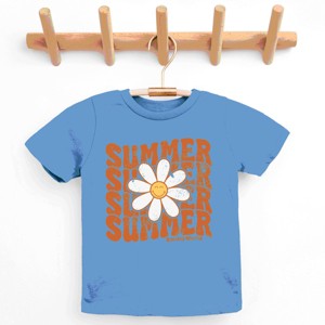 The Juniper Shop SmileyWorld Summer Wave Stacked Youth Short Sleeve Tee - 1 of 4