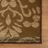 Floral Medallion Blocks Geometric Power-Loomed Living Room Bedroom Entryway Indoor Area Rug or Runner by Blue Nile Mills - 4 of 4