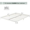 Universal Metal Bed Frame with Storage - Heavy Duty Platform for Twin/Full/Queen/King, No Box Spring - 3 of 4