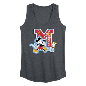 Women's - Disney - Mickey Mouse Graphic Racerback Tank - 1 of 4