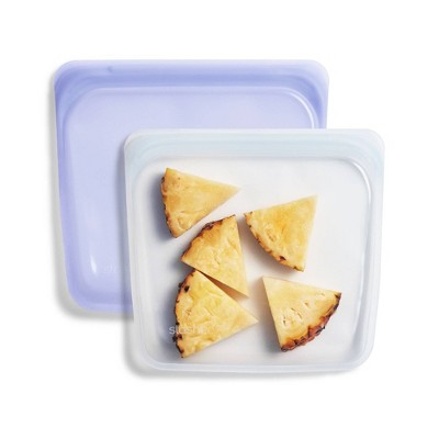 Stasher Premium Silicone Reusable Bags Sandwich Set - 2pk