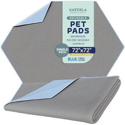 Washable Pet Pads Super Absorbent Waterproof Reusable Pee Pads for Dogs, Washable Puppy Pads for Potty Training, Housebreaking Washable Hexagon Shape