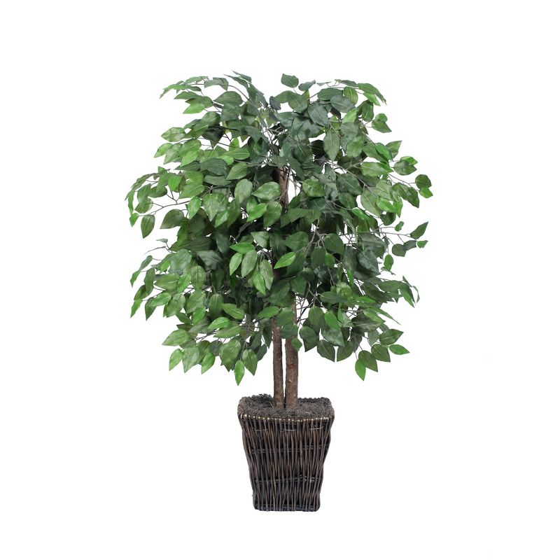 Vickerman Artificial Ficus Deluxe Potted Tree, 1 of 5