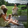 Gulches Outsunny Reversible Outdoor Rug, 9' x 18' Waterproof Plastic Straw Floor Mat with Carry Bag - 4 of 4