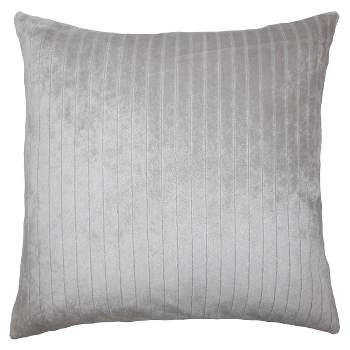 Aqua Velvet Square Throw Pillow (18
