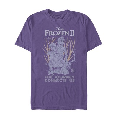 Men\'s Frozen 2 Vintage T-shirt Connects Journey Target 