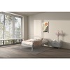 DOMETOUR Pine Solid Wood Basic Platform Bed Twin Grey - 3 of 4