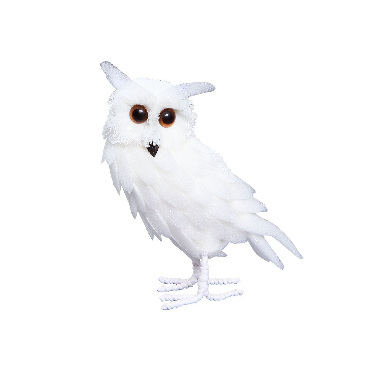 The Lakeside Collection Winter White Woodland Decor - Owl or Deer -