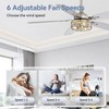 Airsurfer 48" Crystal Ceiling Fan With Light - 4 of 4