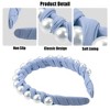 Unique Bargains Women's Fashion Faux Pearl Braided Tape Headband Hairband 0.79 Inch Wide 1 Pc - 3 of 4
