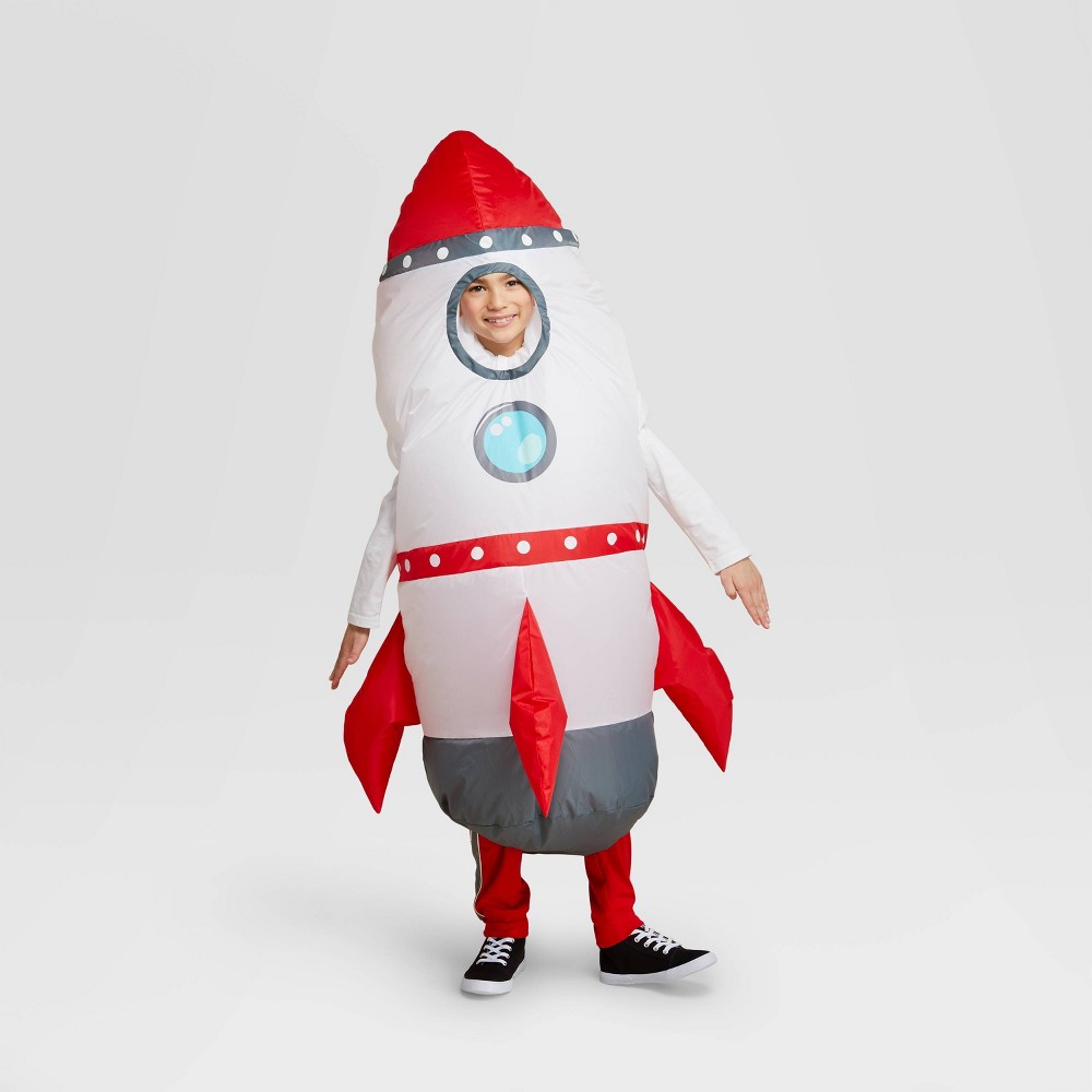 Halloween Kids' Inflatable Rocket Ship Halloween Costume Bodysuit One Size - Hyde & EEK! Boutique