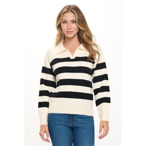 WEST K Women's Eloise Long Sleeve Collared Sweater - 1 of 4