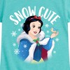 Girls' - Disney - Snow Cute Fitted Short Sleeve Graphic T-Shirt - 2 of 4