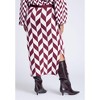 ELOQUII Women's Plus Size Intarsia Sweater Skirt - 4 of 4