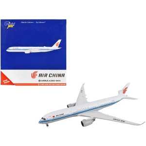 Airbus A350-900 Commercial Aircraft "Air China" White with Blue Stripes 1/400 Diecast Model Airplane by GeminiJets - 1 of 3
