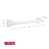 Delta  Grab Bar  White  Stainless Steel  17.63 in. L - 2 of 4
