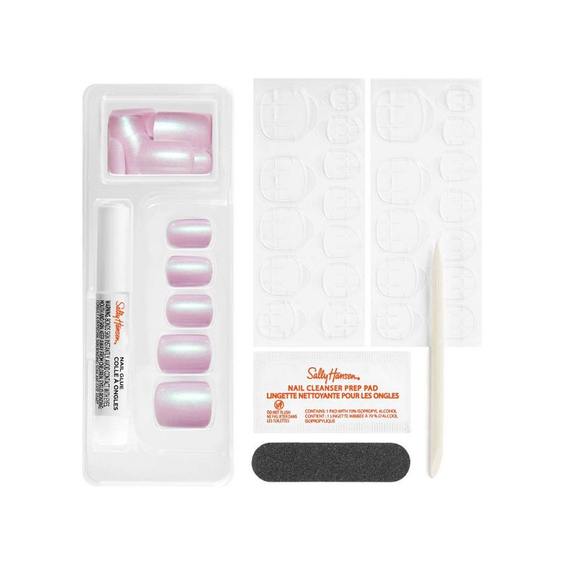 Sally Hansen Salon Effects Perfect Manicure Press-On Nails Kit - Square - Affairy To Remember - 24ct, 4 of 8