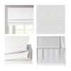 Vynxaria 39"Wx64"L Basketweave Room Darkening Cordless Roman Shade,White(Only 1 PC) - 4 of 4