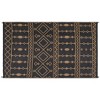 Large Boho Outdoor Plastic Straw Rug Outdoor Carpet Patio Rug Reversible RV Camping Rug Outside Mat for Balcony Deck Picnic Beach - 4 of 4
