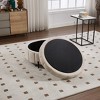 Aortzio 31.5"W Large Tufted Round Storage Ottoman - 4 of 4