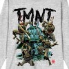 World Of TMNT Ninja Turtles Fight Crew Neck Long Sleeve Athletic Heather Adult Tee - 2 of 2