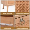 ORRD Rattan 6 Drawer Double Dresser for Bedroom, Chest of Dressers, Modern Dresser Drawer Chest - 4 of 4
