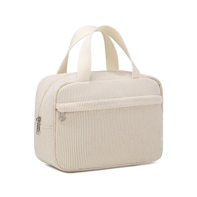 Trollerlink Corduroy Travel Organizer Toiletry Bag