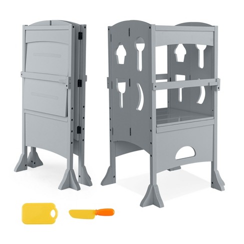 Folding kitchen step discount ladder