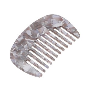 Unique Bargains Anti-Static Pocket Size Wide Tooth for Thick Curly Hair Detangling Comb 1 Pc - 1 of 4