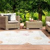 Luxe Weavers Tropical Palm Leaf White 5x7 Area Rug, Floral Botanical Indoor Carpet - 4 of 4