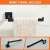 CLIHOME Set of 5 Bathroom Hardware Set, Wall Mounted Towel Rack, Stainless Steel Towel Holder - 3 of 4