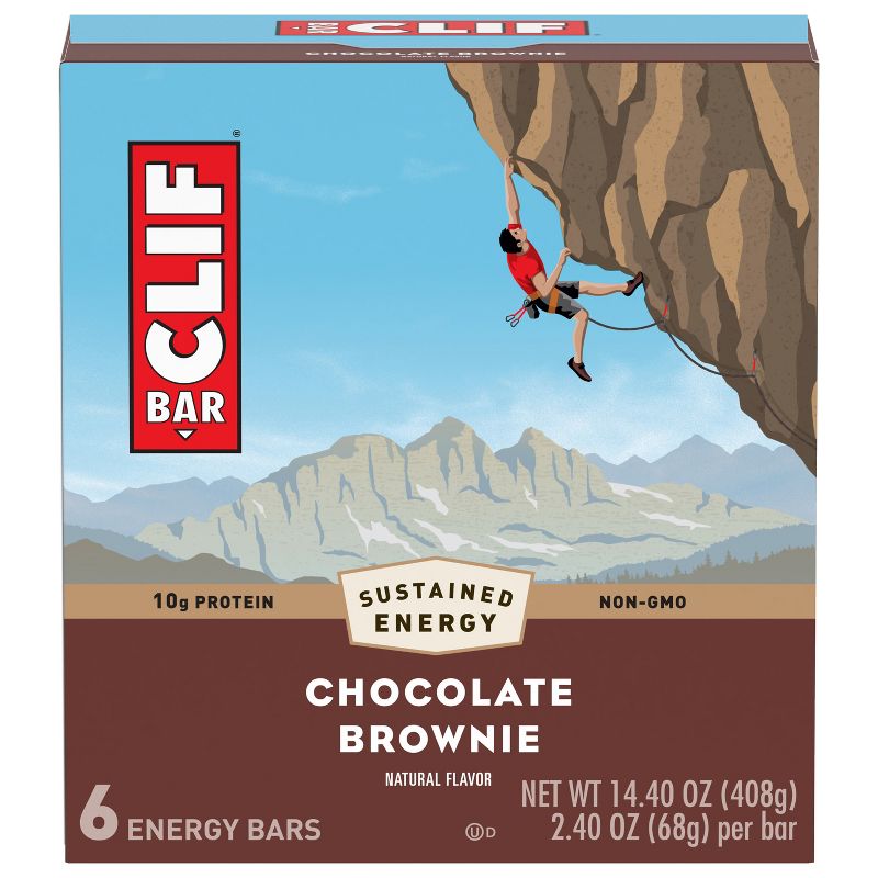  CLIF Bar Chocolate Brownie Energy Bars 
, 3 of 12