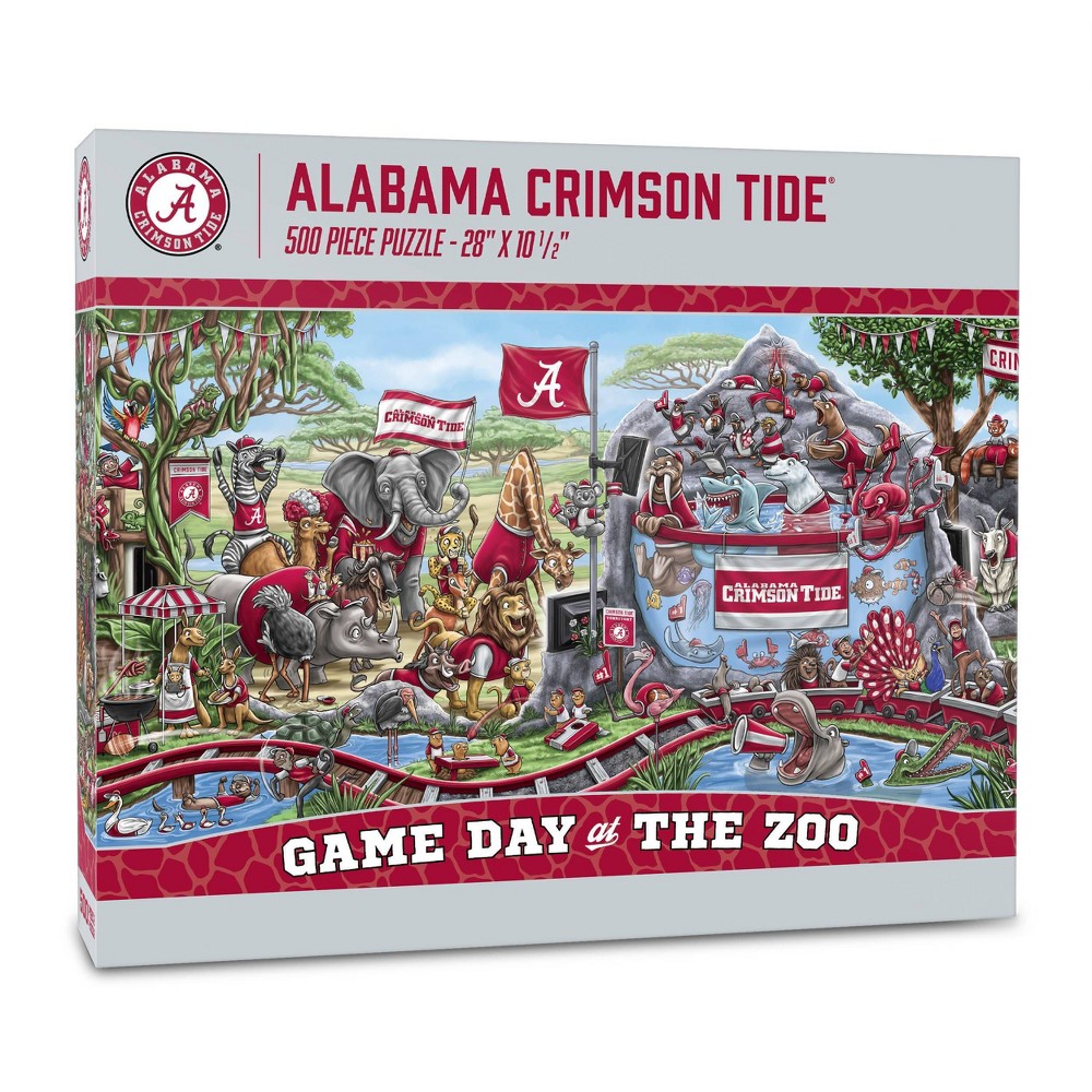 Photos - Jigsaw Puzzle / Mosaic NCAA Alabama Crimson Tide Game Day at the Zoo 500pc Puzzle