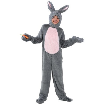 Halloweencostumes.com Medium Child Grey Bunny Costume, Pink/gray : Target