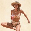 Women's Vibrant Floral Print Bikini Set for Beach Daze - Cupshe - 3 of 4