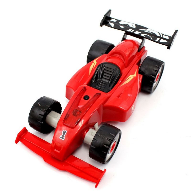 Insten 30 Piece Build Your Own Formula Racing Car Take-A-Part Toy, Engineering Stem Project Kit, 8.5 x 3.5, 3 of 5
