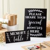 Faithful Finds 2-Pack Celebration of Life Decor, Memory Signs for Funeral, Memorial Service, Graduation, Wedding, 2 Sizes - 2 of 4