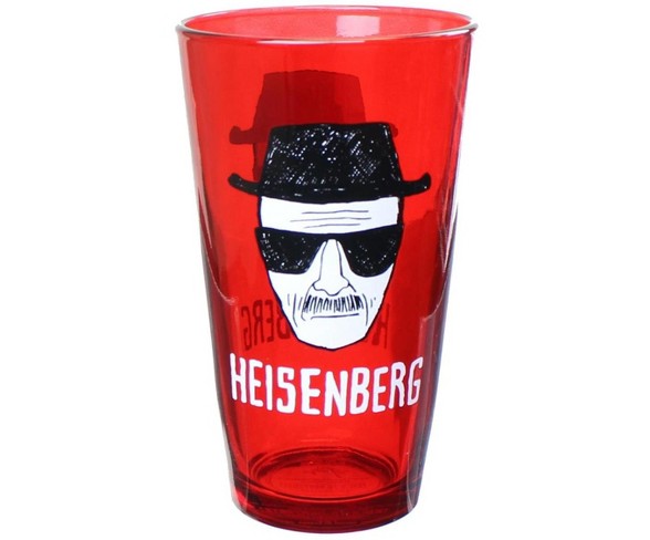 Breaking Bad Heisenberg Red 16oz Pint Glass