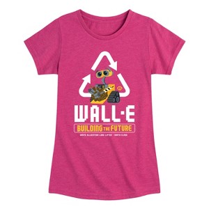 Girls' - Disney - Building Future Recycle Fitted Short Sleeve Graphic T-Shirt - 1 of 3