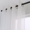 RT Designers Collection Cara One Sheer Grommet Light Filtering Curtain Panel 54" x 90" Beige - 3 of 3