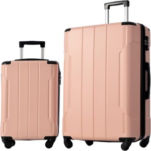 Luggage 2 Piece Set Suitcase Spinner Hardshell Lightweight TSA Lock for Travel,Busines - 1 of 4