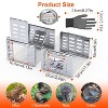 2Pcs Humane Rat Trap Catch and Release Live Mouse Cage Traps with ...
